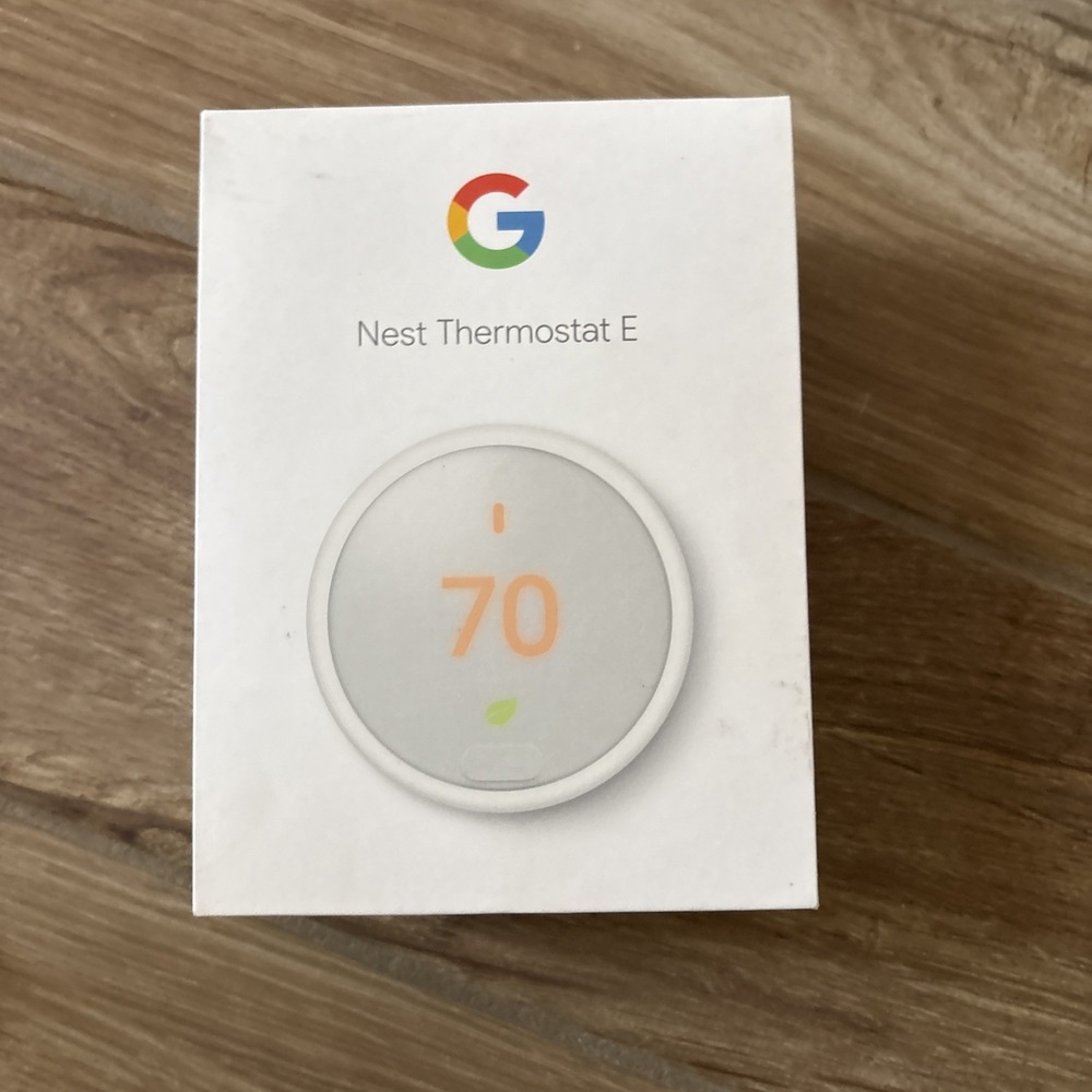 Google Nest Thermostat E - Used, In Box. Not Tested